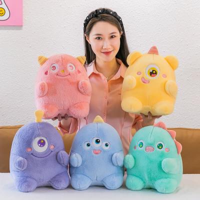 China XUX Cartoon Stuffed Plush Toy Cute Little Monster Doll Plush Cushion Sofa Pillow Kids Birthday Gift Wholesale for sale