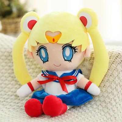 China Cartoon XUX 25CM Botu Plush Sailor Moon Tsukino Anime Figure Pillow Plush Toys Stuffed Doll Anime Plush Festival Gift for sale