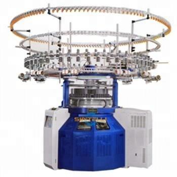 China Sintelli Single Warp Automated 4/6 Color Auto-Striper Jacquard Knitting Machine for sale