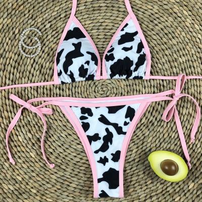 China Breathable Swimwear Women Swimsuit Leopard Bikini Set Swimsuit Summer Beach Wear 2021 New Arrivals for sale