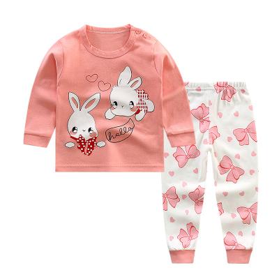 China New Arrival Casual Baby Clothes Girls Clothing Sets Kids Outfits Printing Long Sleeve T-shirt And Pant For Kids for sale