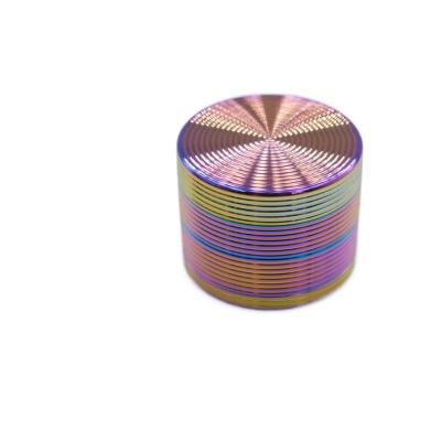 China Flat& Factory Sale Various Top Quality Zinc Material Stripe Custom Designer Tobacco Grinder for sale