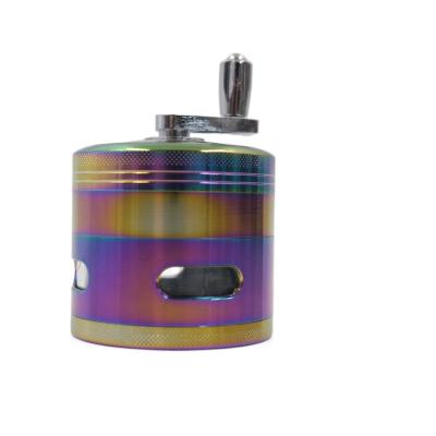 China Hand grinder& Four Holes Guaranteed Quality Suitable Price Four Holes Designer Portable Tobacco Grinder for sale