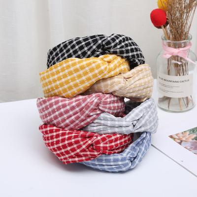 China Custom Bright Colors Headband Printing Headband Picture Printed Knot Hard Fabric Hairband Wholesale Hairband For Women for sale