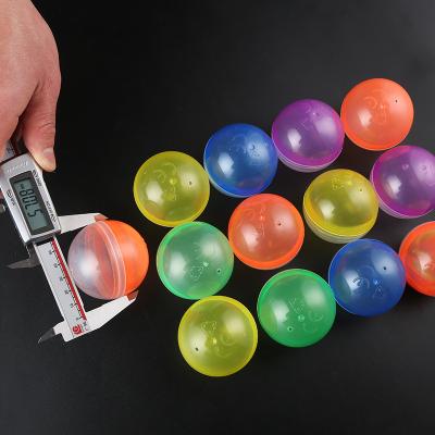 China Hot Wholesale PP+PS Or PP Dia 58mm Empty Gashapon Toy Capsule Ball For Vending Machine for sale