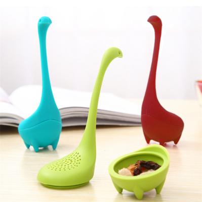 China WITH LID Amazon Ness Monster Tea Infuser Loose Leaf Tea Infuser 2022 best selling BPA free loch tea strainer for sale