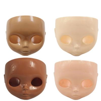 China DIY Toy 5 Colors Doll Front Plate Including Screws Factory Wholesale White Back Plate And Black Face Makeup Tools for sale