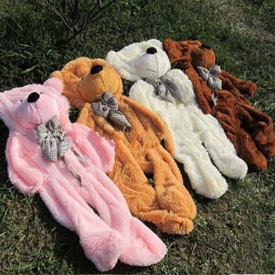 China stuffed & Wholesale empty plush 160cm 3colors factory price unstuffed teddy bear toys skin soft toys for sale