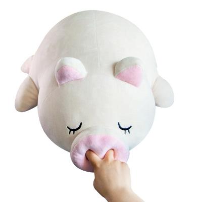 China stuffed & Plush Toy Big Pig Dolls Birthday Gift Sofa Cushion Cute Soft Sleeping Pig Stuffed Plush Pig 38-70cm 9 Syles With Nostril for sale