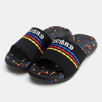 China Indoor and Outdoor Mens Beach White PVC Fashion Wholesale Custom Logo CUSHIONING Slides Sandals For Men for sale