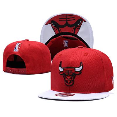 China COMMON 3D Embroidered Custom Logo 6 Panels N.B. - A Bulls Hat Snapback Bulls Hat Baseball Sport Hat for sale