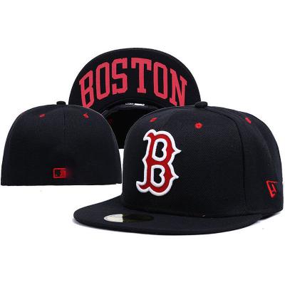 China JOINT New Design Raised Boston Baseball Team Logo Era Gorras Embroidered Sports Hats Fitted Hat Caps for sale