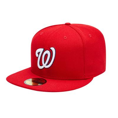 China JOINT Custom Fitted Hat Baseball W Logo Baseball Team Logo Washington Nationals Gorras Sports Caps Mens Fitted Hats for sale