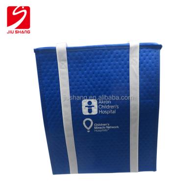 China Waterproof Custom Food Delivery Picnic Foil Large Insulated Non Woven Cooler Bag for sale