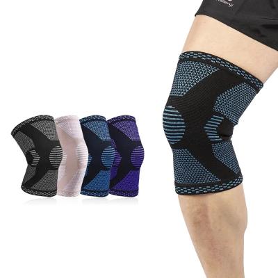 China Protect knee  Nylon Wrestling Powerlifting Knee Brace Compression Running Volleyball Knee Pad for sale