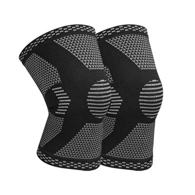 China Protect knee  Gym Compression 3D Nylon Spandex Elastic Knit Knee Support Knee Brace for sale