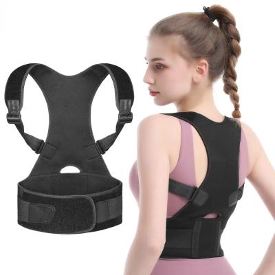 China High Elastic and adjustable Adjustable Posture Corrector For Men and Women Neoprene Back Posture Brace Back Support Posture Corrector for sale