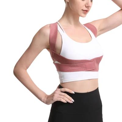 China Comfortable Adjustable Breathable Back Support Posture Corrector Shoulder Support Back Posture Corrective For Adult for sale