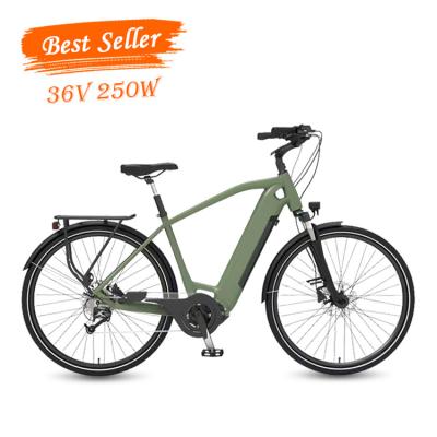 China 250watt 36v Electric City Bike 27.5 Inch Aluminum Alloy Hydraulic Disc Brake Te koop