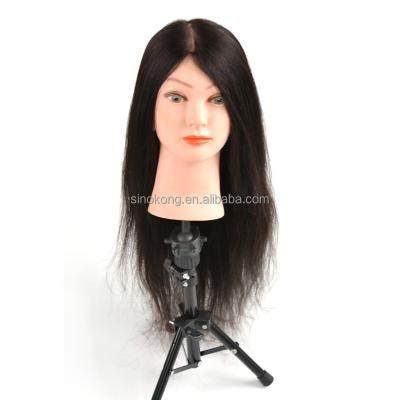 China Wholesale 60cm Silky Straight Natural Hair Wave Doll Training Heads For Hairdresser Tools for sale