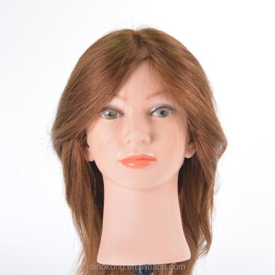 China Wholesale 100% Natural Hairdresser Hairdresser Hair Planer Training Head Mannequin Hair for sale