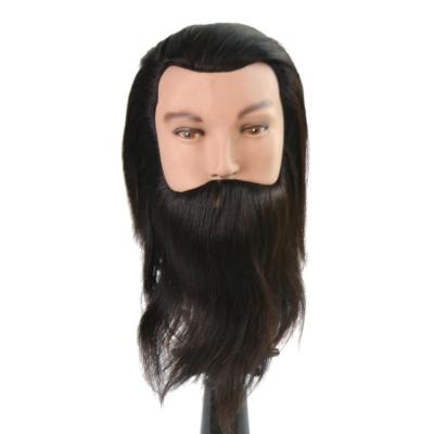 China Wholesale Natural Hair Mannequin Hair Training Master Head For Hairdresser for sale