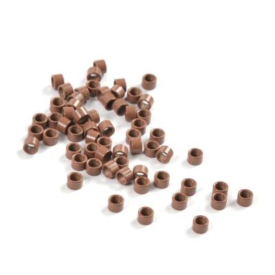 China Micro Screw Rings Wholesale 4.5mm Micro Tube With Ring Beads Link Hair Accessories Screw Hair Extensions for sale