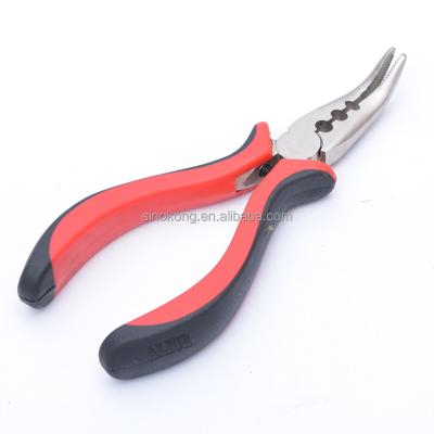 China For Head Three Hole Pliers Wholesale Micro Hair Extension Bend Link Pliers Hair Extension Tools for sale