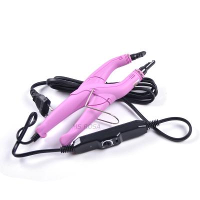 China Hair Extension Connector Hair Extension Styling Tool Keratin Hair Extension Iron Hair Connector With Temperature for sale