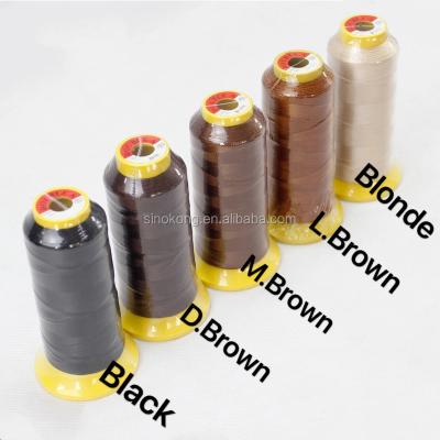 China Sew in Hair Needle and Thread Wholesale 2000M Hair Extensions Sewing Machines Nylon Hair Weaving Thread for sale