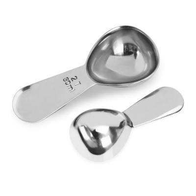 China Sustainable Hot Selling 304 Stainless Steel Coffee Spoon With Graduated Measuring Spoon Milk Powder Spoon for sale