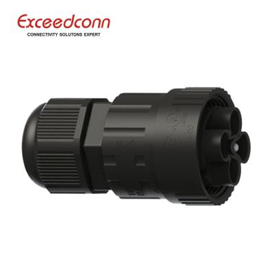 China China Factory Waterproof Power Connector Cable End Male Connector 4 Pin With Best Price for sale