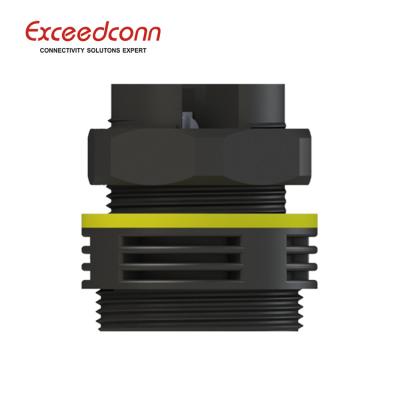 China Hot Selling Outdoor Lighting 2pin Male Connectors DC Panel Mount Waterproof Connector for sale