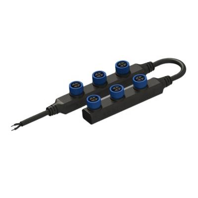 China IP67 Module 2 Pin Outdoor Waterproof DC Connector Power Cable for sale