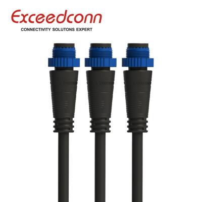 China Male Conductors 2 Pin Electrical Wire Connector Waterproof Plug for sale