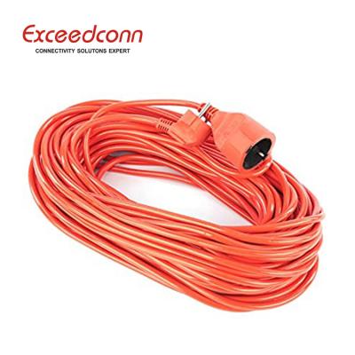 China Household China Factory Price Type F Plug Extension Cord For Garden for sale