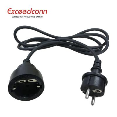 China Chinese Household Manufacturer Type F Plug Extension Lead For Household for sale