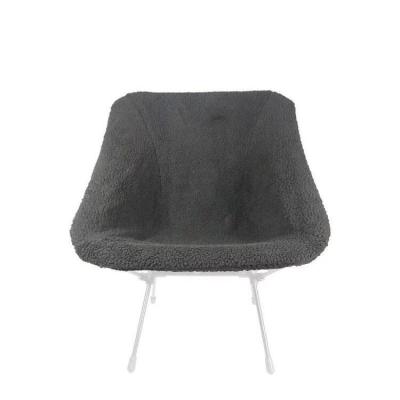 China Plain Hot Selling Cheap Cotton Sherpa Moon Chair Cover Standard Fabric Chair Cover for sale