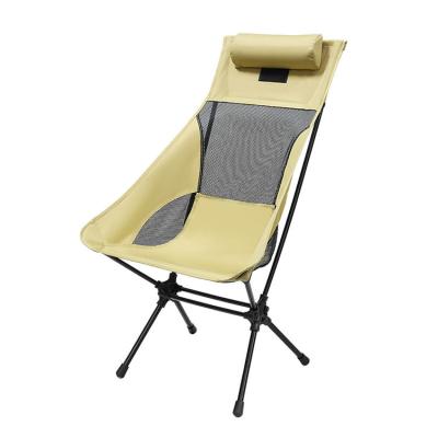 China Modern Outdoor 600D Waterproof Oxford Aluminium Portable Lawn Chair High Back Chair Fishing Camping Foldable Chair for sale