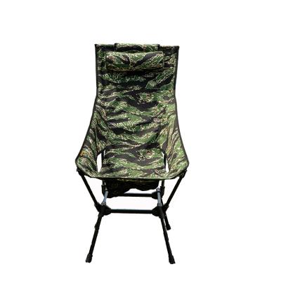 China Modern High Quality 7075 Aluminium Alloy Stand Outdoor Furniture Folding High Back Chair with Carry Bag for Fishing Camping for sale