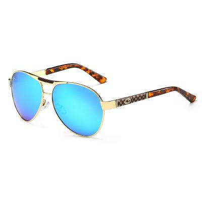 China Light weight ready to ship handmade polarized framed customizable bling fishing sunglasses for sale