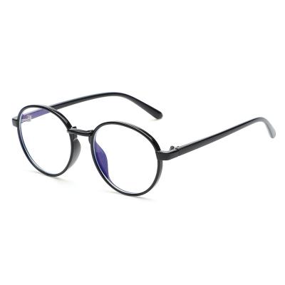 China For reading glasses hot selling big frame students jelly candy color transparent blue light unisex suitable for anti blocking glasses for sale