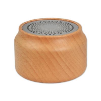 China Retro Telephone Function Promotional Wooden 3W Radio Classic Wooden Mini Speaker Gift for sale