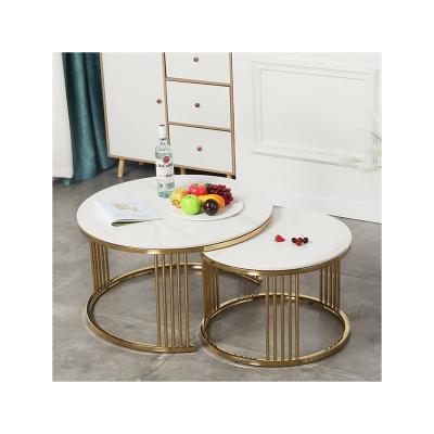 China New Fashion Convertible Convertible Gold Coffee Table Luxury Living Room Furniture for sale