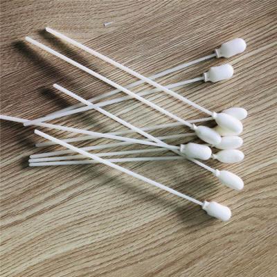 China Foam High Quality Flexible Handle Cotton Foam Sponge Tip Sample Collection Sterile Medical Swab Stick for sale