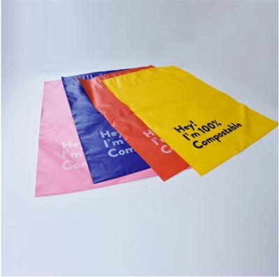 China Biodegradable Mailer Bag Compostable Poly Bags Gravure Printing For Garment Te koop