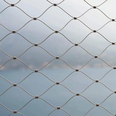 China Plain / Twill / Dutch Weave 7x19 Galvanized Bird Cage Parrot Aviary Netting 316 Stainless Steel Wire Rope Mesh for sale