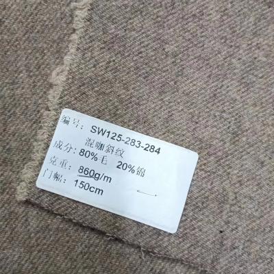 China Stain Repellent 80% Wool Fabric 20% Nylon Netting Coat Winter Super Warm Coat for sale