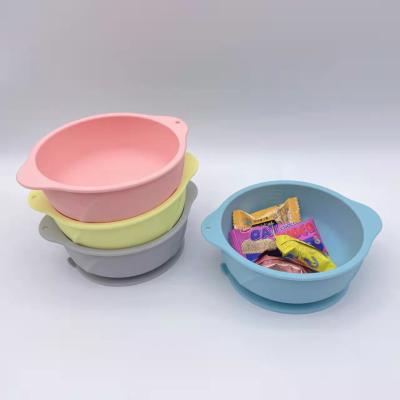 China Disposable Baby Learns To Eat Small Silicone Food Bowl for sale