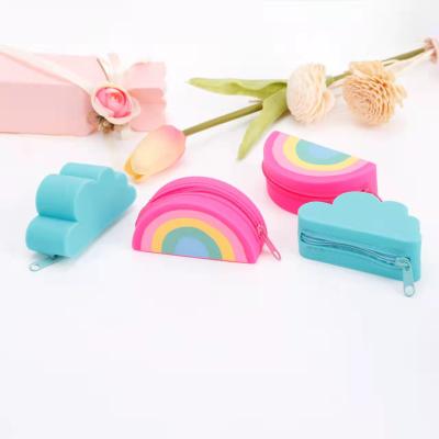 China Dirt-resistant and reusable the latest cloud rainbow bag for 2022 has beautiful diverse shapes and colors to carry the sky in your hand for sale